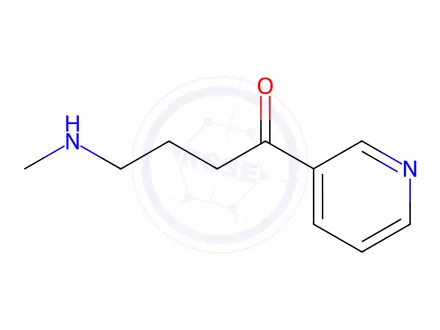 Chemical structure of 4-(Methylamino)-1-(3-pyridyl)-1-butanone Dihydrochloride