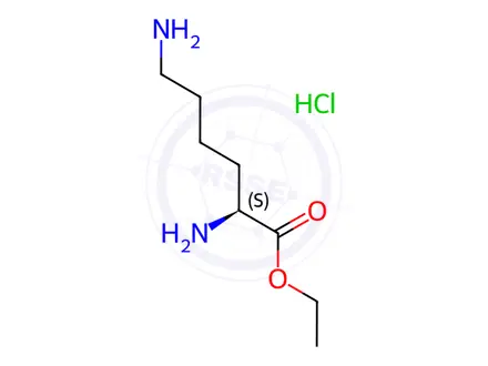 Chemical structure of Ethyl L-lysinate hydrochloride