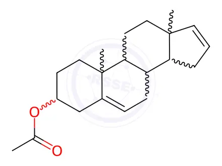 Chemical structure of Abiraterone Acetate Impurity 138