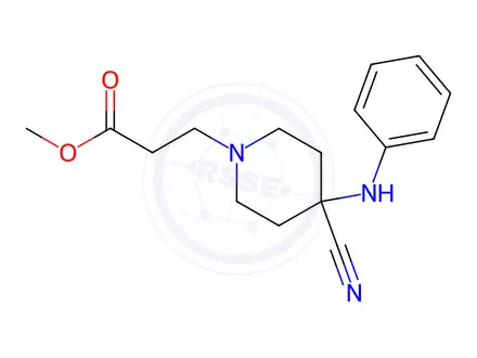 Chemical structure of Remifentanil Impurity 8 (Remifentanil EP Impurity M Hydrochloride)