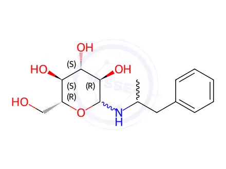 Chemical structure of Glyco-amphetamine