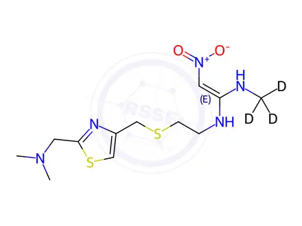 Chemical structure of Nizatidine-d3