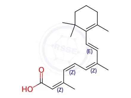 Chemical structure of Isotretinoin Impurity 8