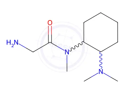Chemical structure of 2-Amino-N-(2-(dimethylamino)cyclohexyl)-N-methylacetamide
