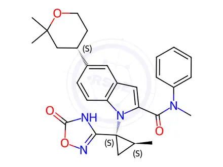 Chemical structure of Orforglipron Impurity 39