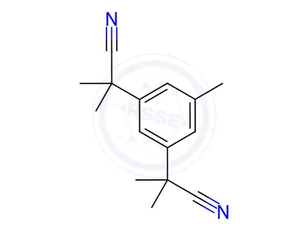 Chemical structure of Anastrozole EP Impurity H