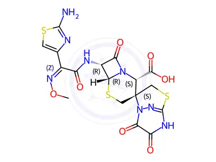 Chemical structure of Ceftriaxone Sodium Impurity 3