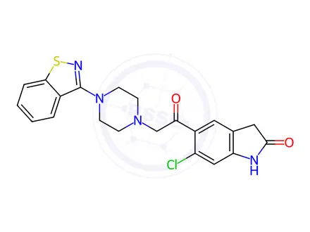 Chemical structure of Ziprasidone Hydrochloride Impurity 23