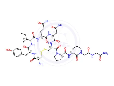 Chemical structure of Oxytocin Impurity 17 (Endo Gly9 Oxytocin)