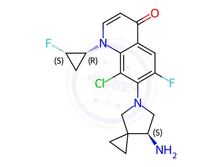 Chemical structure of Sitafloxacin Impurity 73