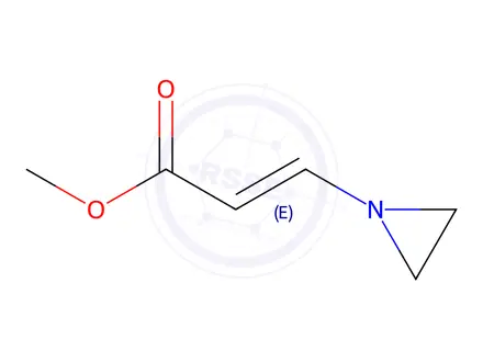 Chemical structure of Acrylic acid, 3-(1-aziridinyl)-, methyl ester