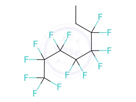 Chemical structure of 1,1,1,2,2,3,3,4,4,5,5,6,6-Tridecafluorooctane, (Perfluorohex-1-yl)ethane