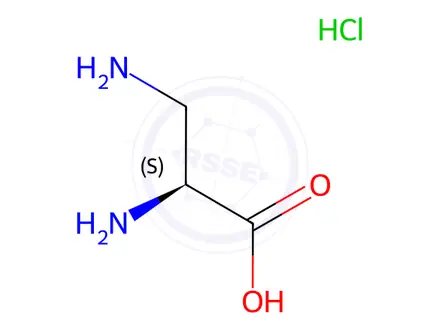 Chemical structure of 3-Amino-L-Alanine Hydrochloride