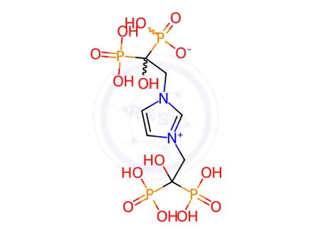 Chemical structure of Zoledronic acid EP Impurity B(inner salt form)