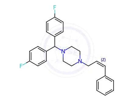 Chemical structure of Flunarizine EP Impurity D