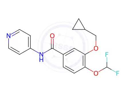 Chemical structure of Roflumilast Impurity 4