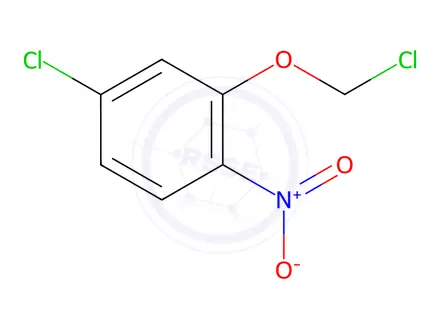 Chemical structure of 4-Chloro-2-(chloromethoxy)-1-nitrobenzene