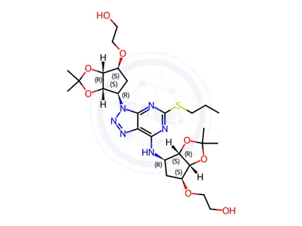 Chemical structure of Ticagrelor Impurity 17