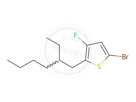 Chemical structure of Thiophene, 5-bromo-2-(2-ethylhexyl)-3-fluoro-