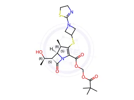 Chemical structure of Tebipenem Impurity 2