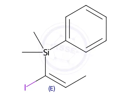 Chemical structure of Dimethyl(phenyl)(prop-1-yn-1-yl)silane