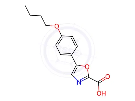Chemical structure of 5-(4-Butoxyphenyl)oxazole-2-carboxylic acid