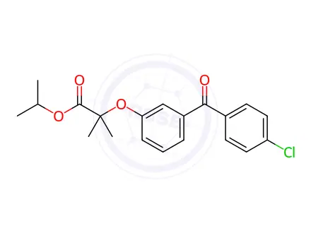 Chemical structure of Fenofibrate Impurity 16