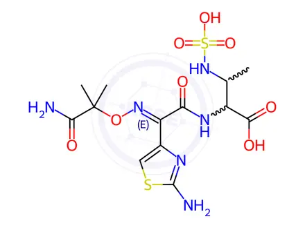 Chemical structure of Aztreonam Impurity 1