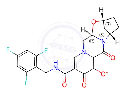Chemical structure of Bictegravir Sodium