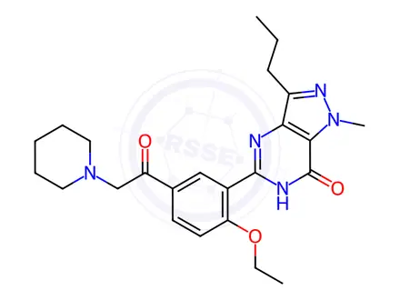Chemical structure of Acetildenafil Impurity 6