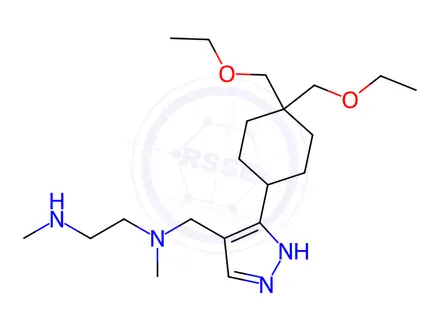 Chemical structure of GSK3368715 Dihydrochloride