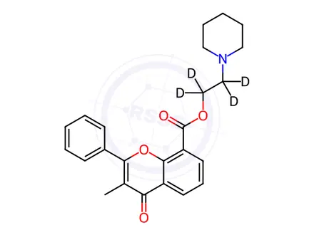 Chemical structure of Flavoxate-d4 Hydrochloride