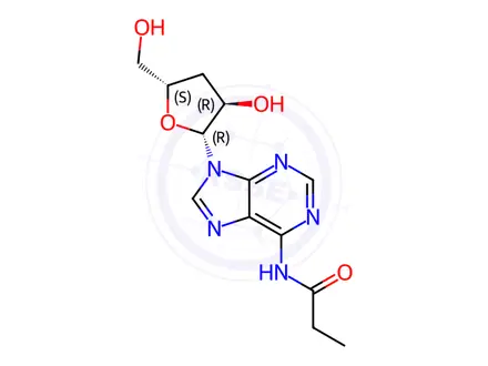 Chemical structure of Cordycepin Impurity 1