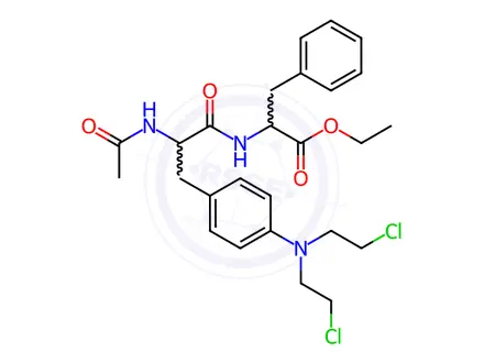 Chemical structure of Melphalan Flufenamide Impurity 4