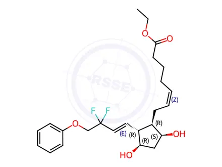 Chemical structure of Tafluprost Impurity 30
