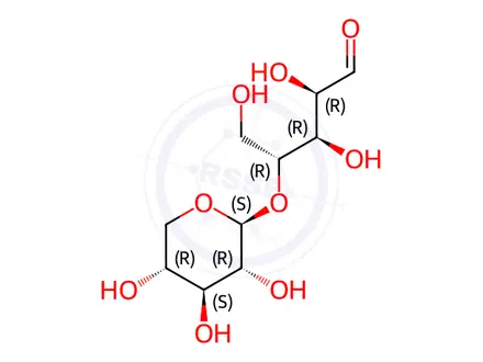 Chemical structure of 1,4-D-Xylobiose