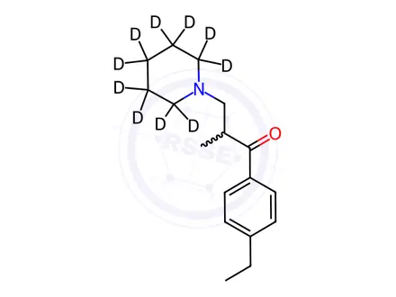 Chemical structure of Eperisone-d10 Hydrochloride