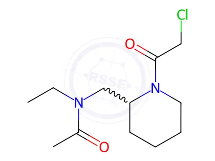 Chemical structure of N-((1-(2-Chloroacetyl)piperidin-2-yl)methyl)-N-ethylacetamide