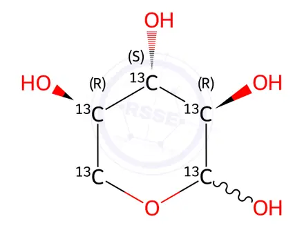 Chemical structure of Xylose Impurity 3-13C