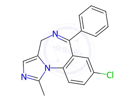 Chemical structure of Midazolam EP Impurity G