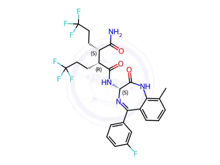 Chemical structure of Varegacestat