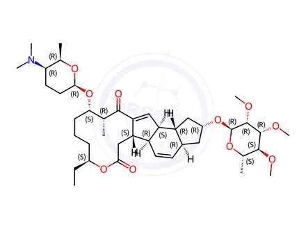 Chemical structure of Spinosad Impurity 28 (Spinosyn G)