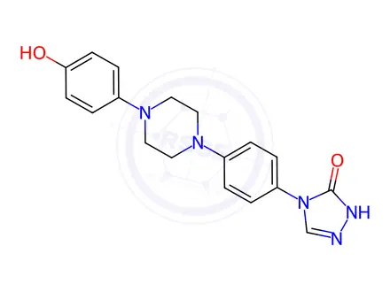 Chemical structure of Posaconazole Hydroxy Triazole