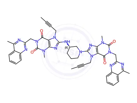 Chemical structure of Linagliptin Impurity 31