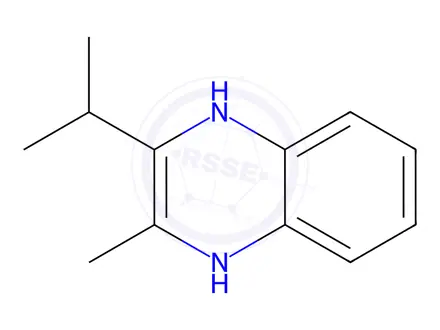Chemical structure of Quinoxaline, 1,4-dihydro-2-isopropyl-3-methyl-(6CI)