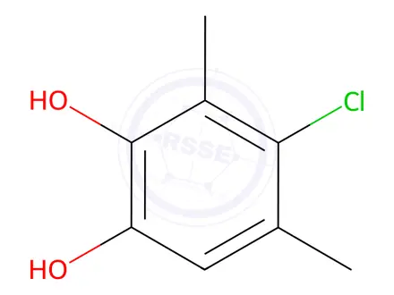 Chemical structure of 4-Chloro-3,5-dimethylbenzene-1,2-diol