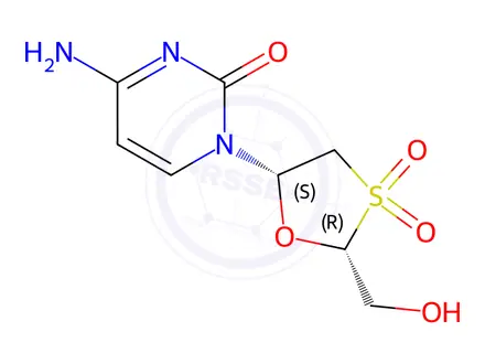 Chemical structure of Lamivudine Sulfone