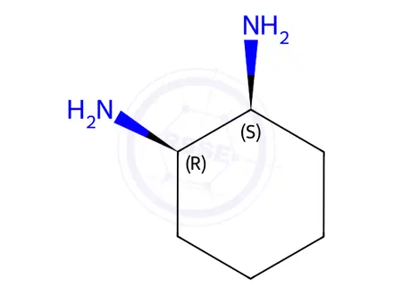 Chemical structure of (1r,2s)-Cyclohexane-1,2-diamine dihydrochloride