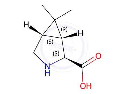 Chemical structure of Nirmatrelvir Impurity 23 HCl