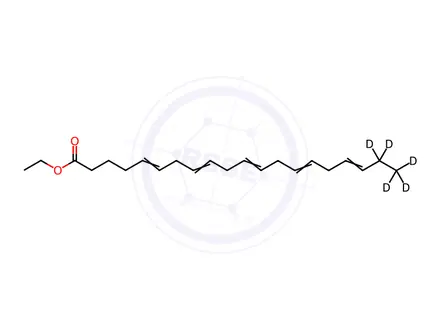 Chemical structure of Eicosapentaenoic Acid-d5 Ethyl Ester